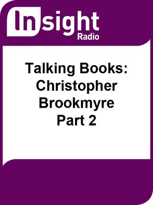 cover image of Talking Books: Christopher Brookmyre - Part 2